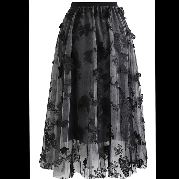 Chicwish Dresses & Skirts - Chicwish Tulle butterfly skirt size small.